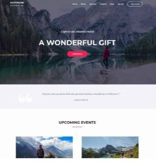 網頁設計版型08